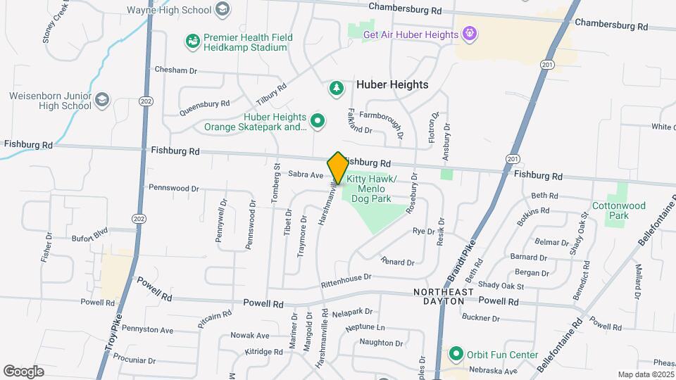 5914 Harshmanville Rd Map and Location Details