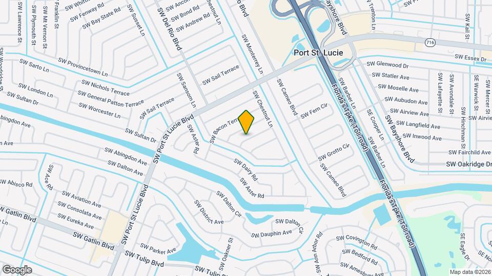 581 SW Banks Terrace Map and Location Details