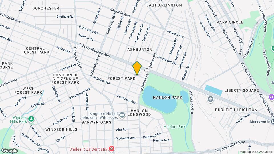3321 W Forest Park Ave Map and Location Details