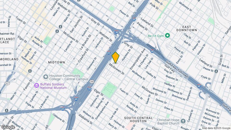 2107 McGowen St Map and Location Details