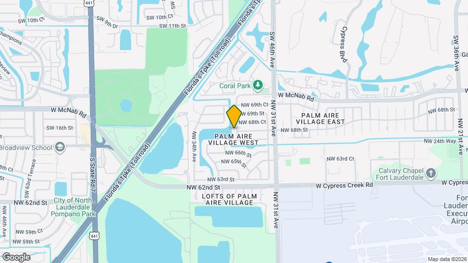 6791 NW 32nd Ave Map and Location Details