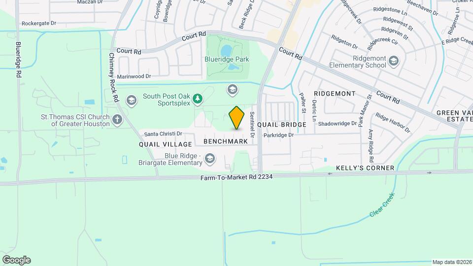 16703 Gold Bridge Ct Map and Location Details