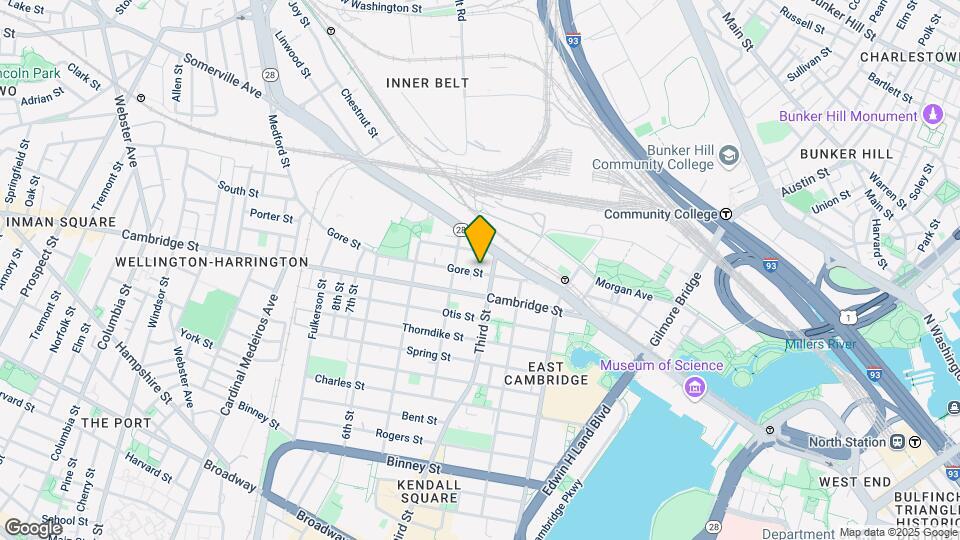 55 Gore St, Unit 3 Map and Location Details