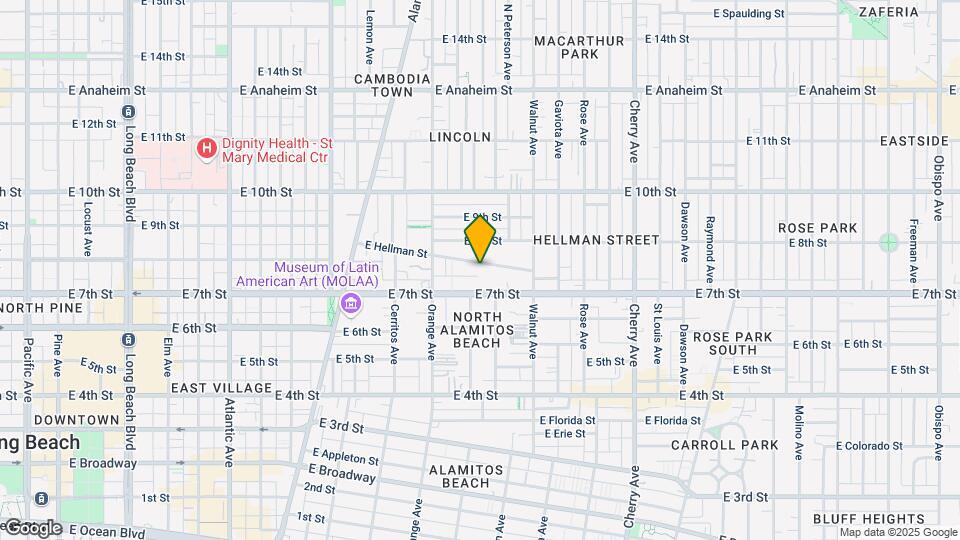 1350 Hellman St Mapa y Detalles de la Ubicación