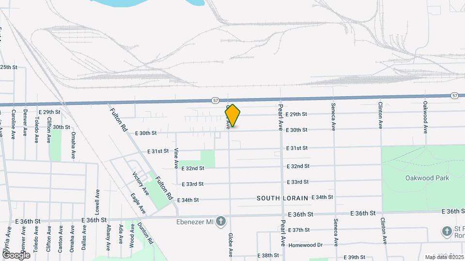 1705 E 30th St Map and Location Details