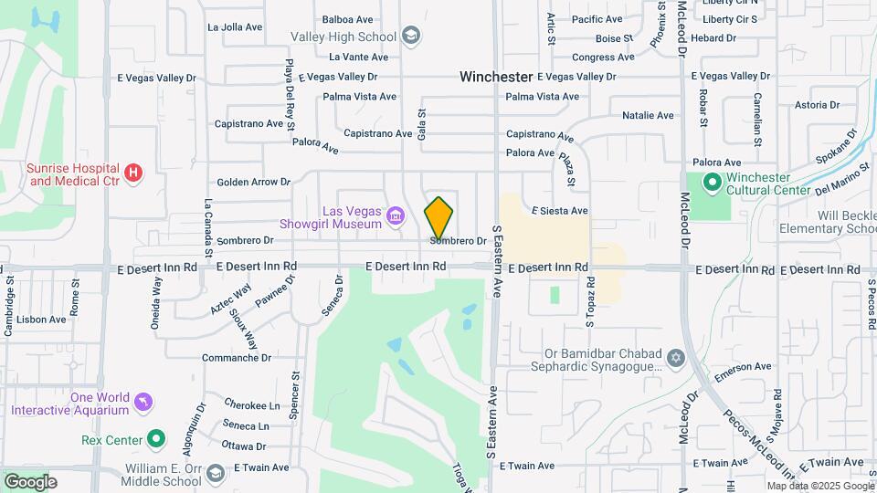 2205 Sombrero Dr Map and Location Details