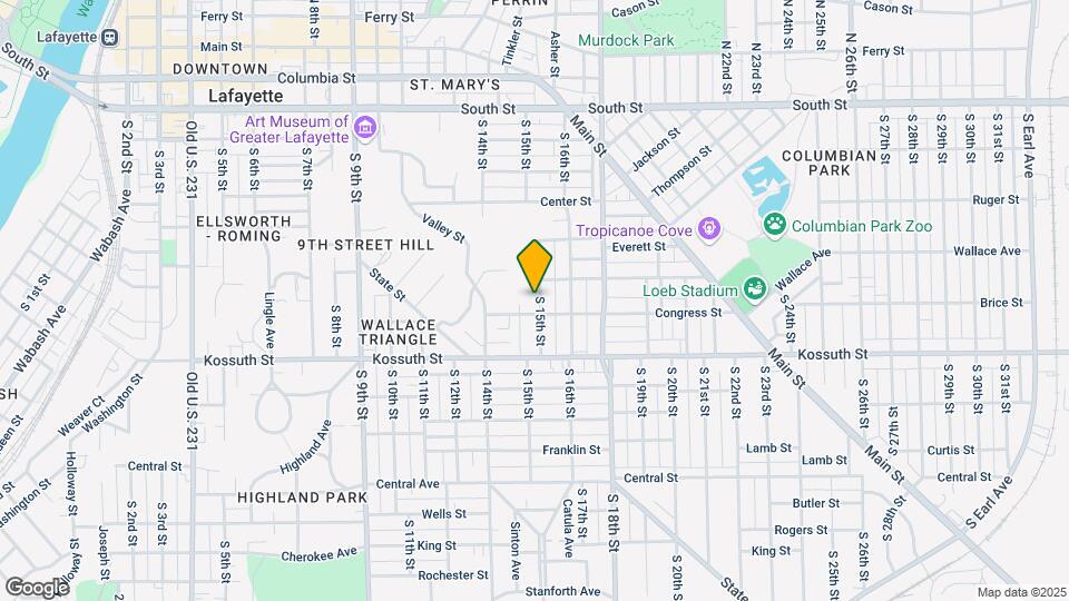 514-516 S 15th St Map and Location Details