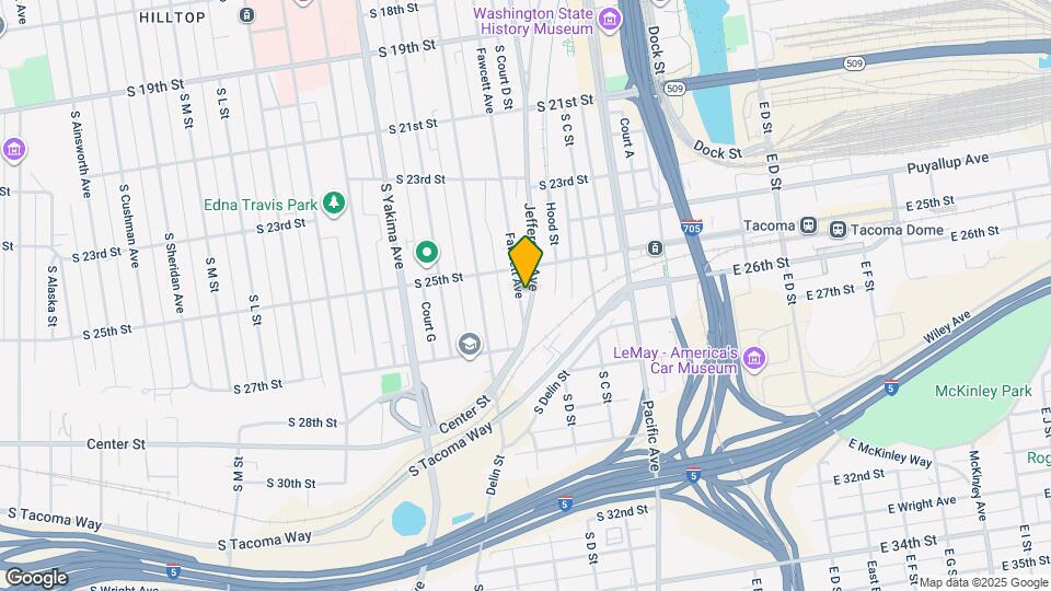 2520 Jefferson Ave Map and Location Details