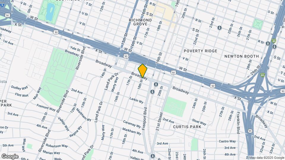 2505 18th St Map and Location Details