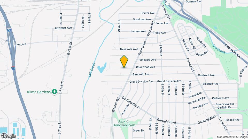 7902 Rosewood Ave Map and Location Details