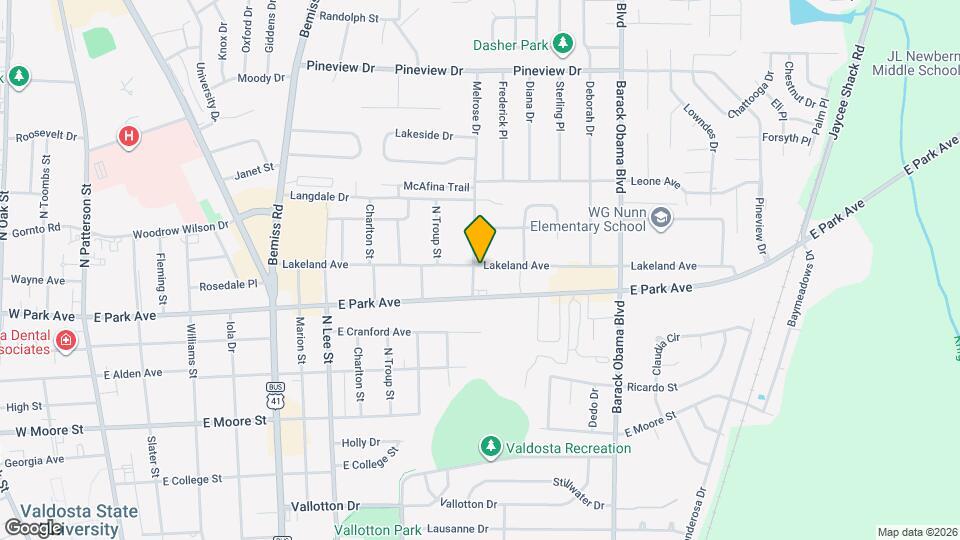 2023 Melrose Dr Map and Location Details