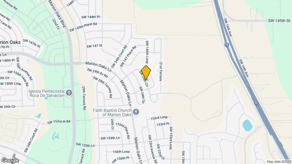 14981 SW 25th Cir Map and Location Details
