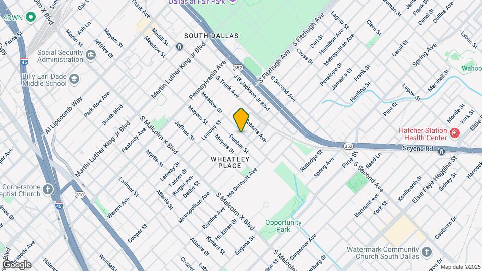 3615 Meadow St Map and Location Details