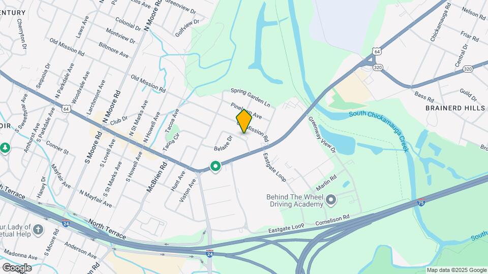 5601 Belaire Dr Map and Location Details