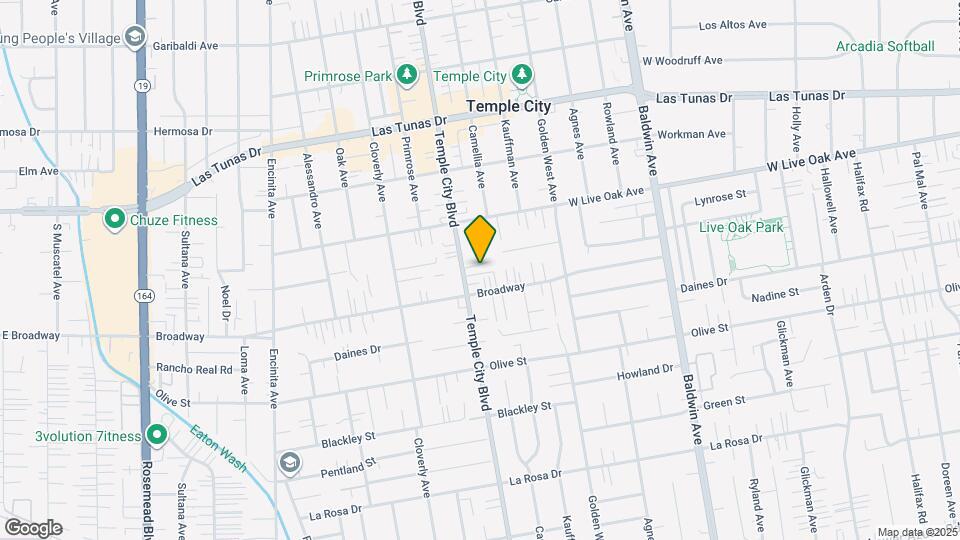 5524 Temple City Blvd Map and Location Details