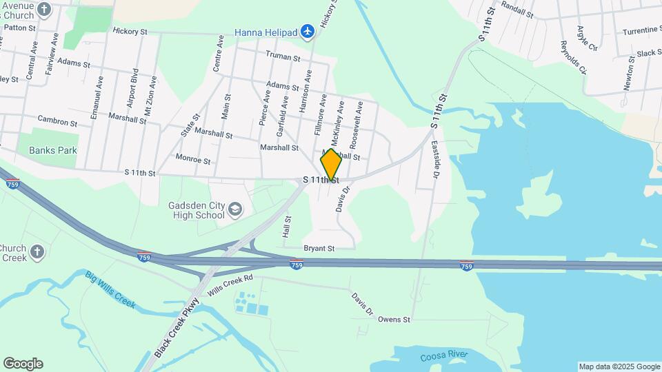 1812 McKinley Ave Map and Location Details