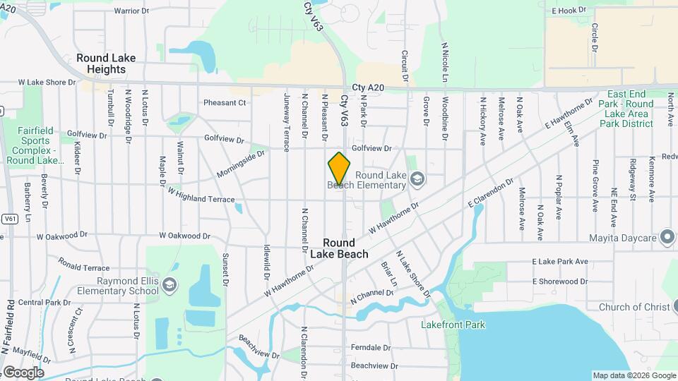 1414 N Cedar Lake Rd, Unit F Mapa y Detalles de la Ubicación