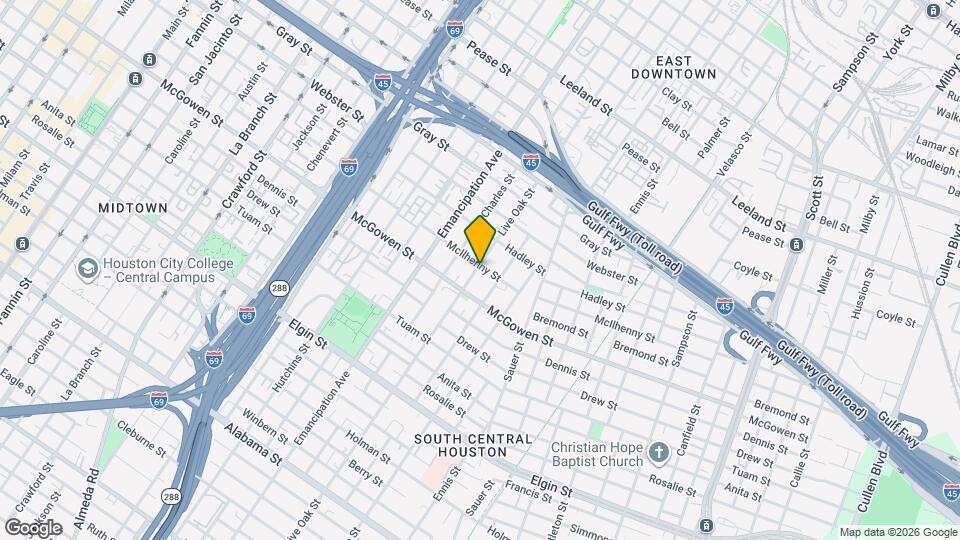 2604 McIlhenny St Map and Location Details