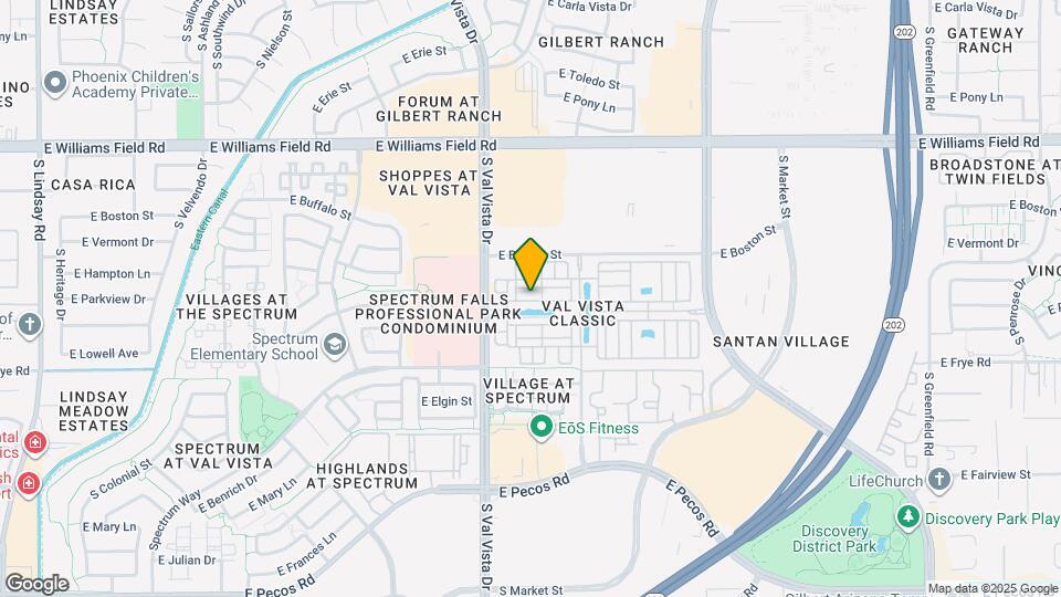 1688 E Hampton Ln Map and Location Details