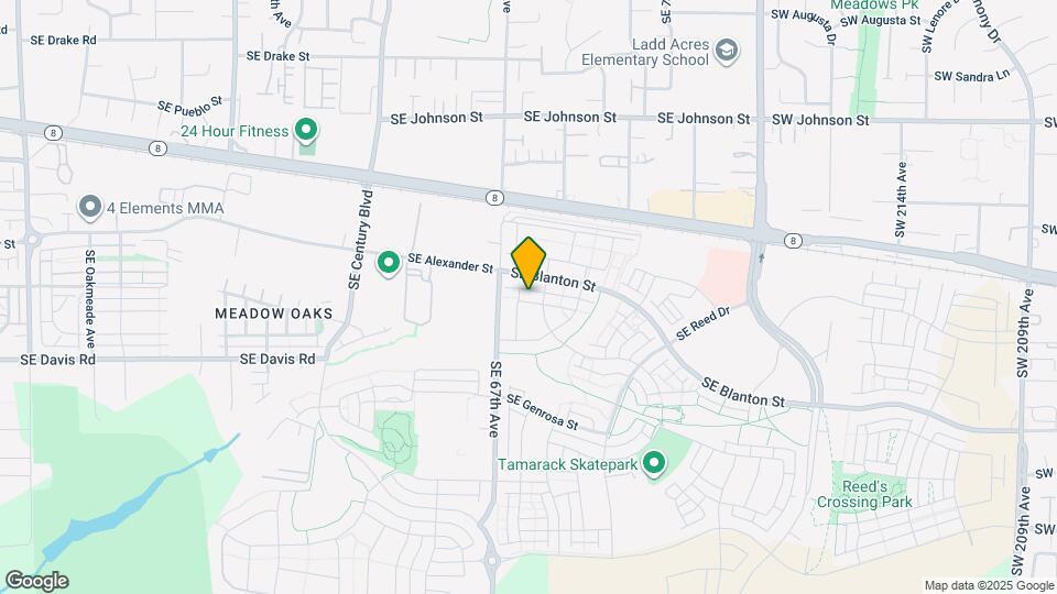 6843 SE Red Alder St Map and Location Details