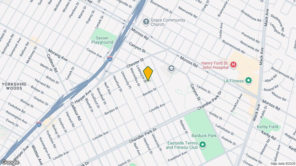 6156 Lodewyck St Map and Location Details