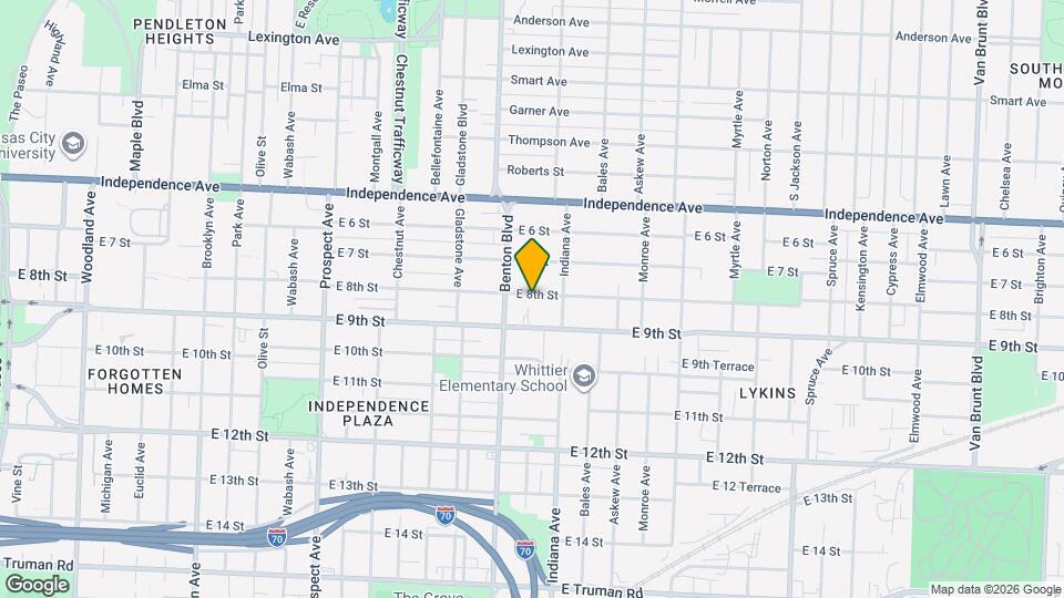 3223 E 8th St Map and Location Details