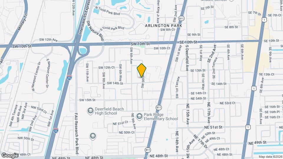 510 SW 13th Pl Map and Location Details