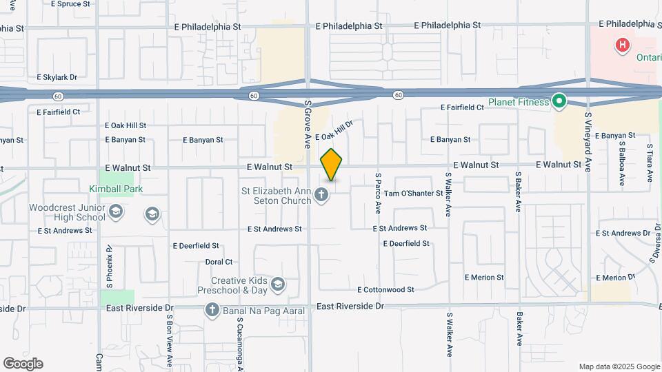 2632 S Calaveras Pl Map and Location Details