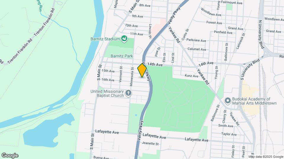 821 16th Ave Map and Location Details