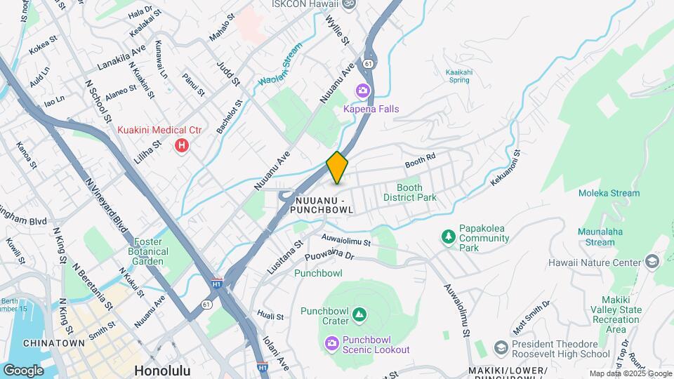 2138 Kanealii Ave Mapa y Detalles de la Ubicación