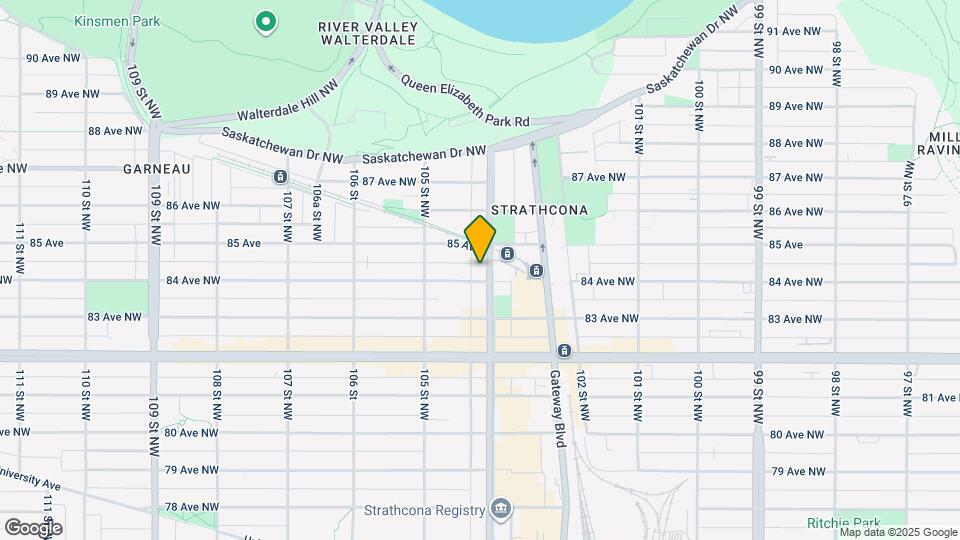 8406 104 St NW Map and Location Details