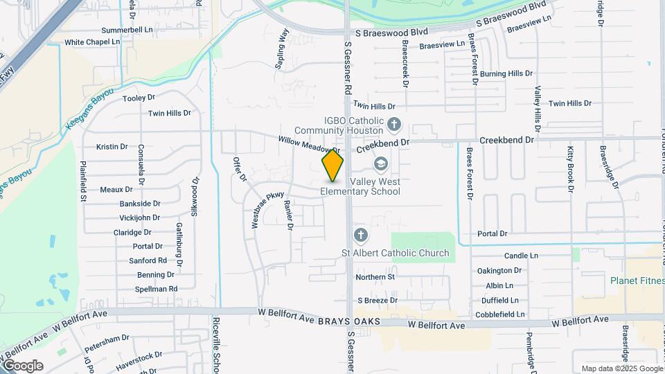 10630 Westbrae Pkwy Map and Location Details