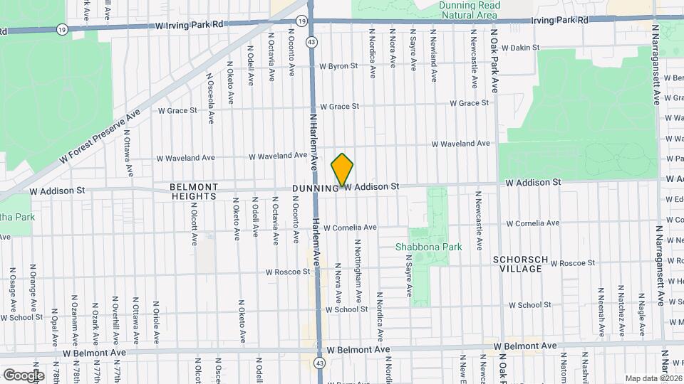 3555 N Neenah Ave Map and Location Details