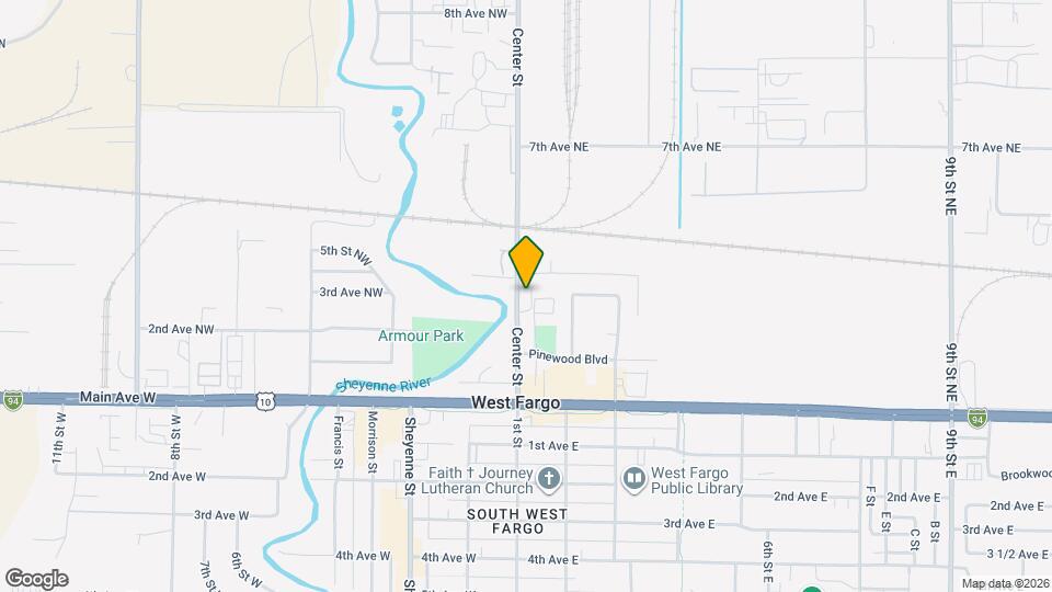 71 Center St Map and Location Details