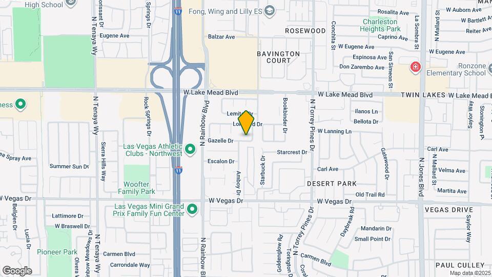 6568 Gazelle Dr Map and Location Details