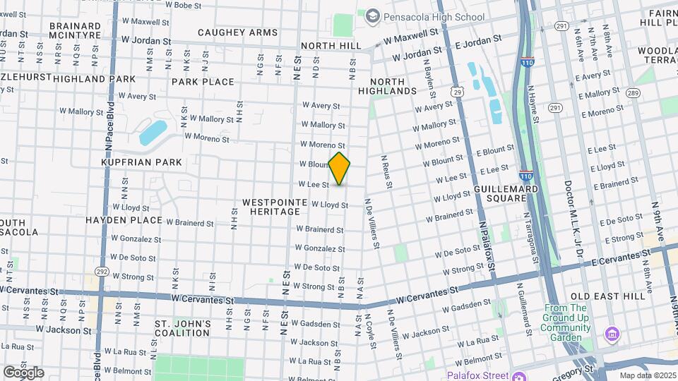 635 W Lee St Map and Location Details