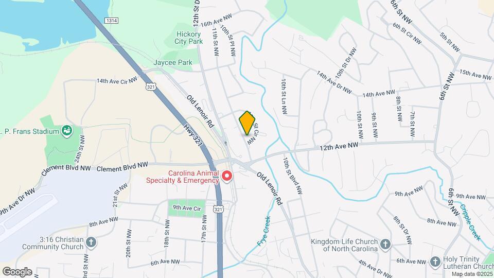 1234 11th St NW Map and Location Details