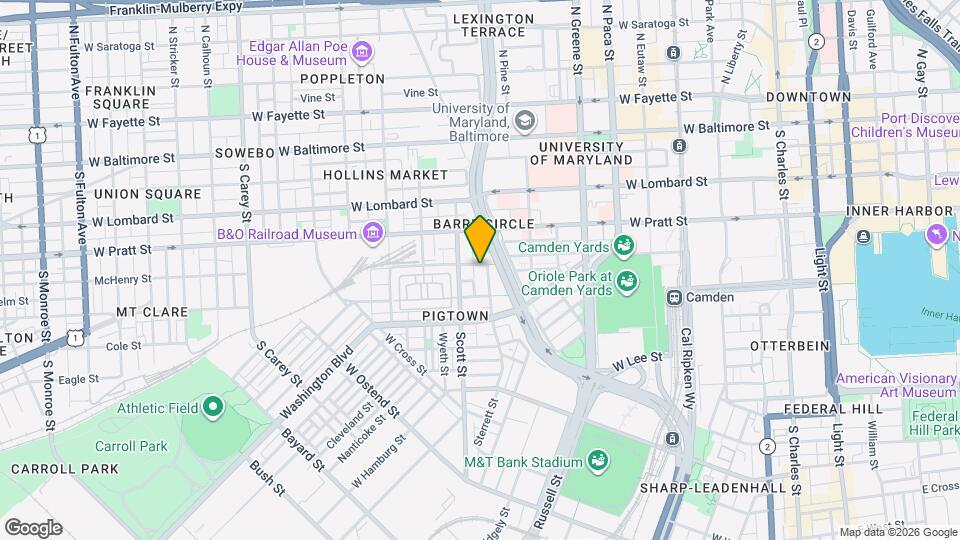 737 McHenry St Map and Location Details