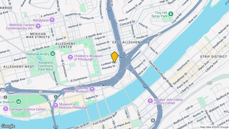 604 Pressley St Mapa y Detalles de la Ubicación