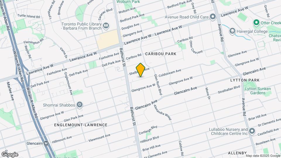 458 Coldstream Ave Map and Location Details