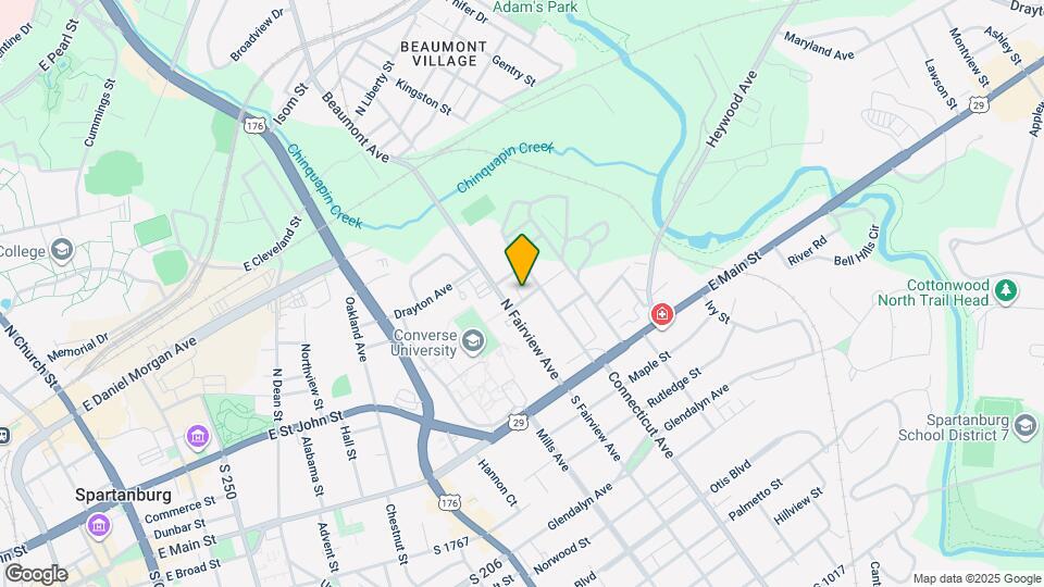 654 Ravenel St Map and Location Details