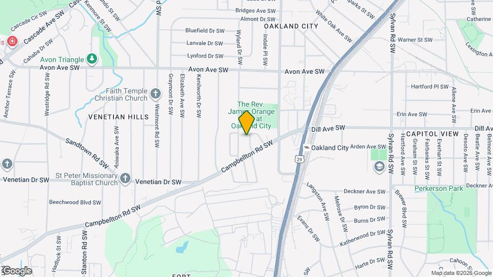 1257 Byewood Ln SW Map and Location Details