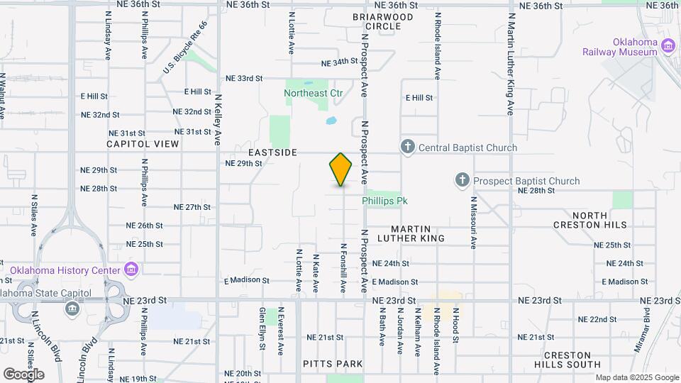 2901 N Fonshill Ave Map and Location Details