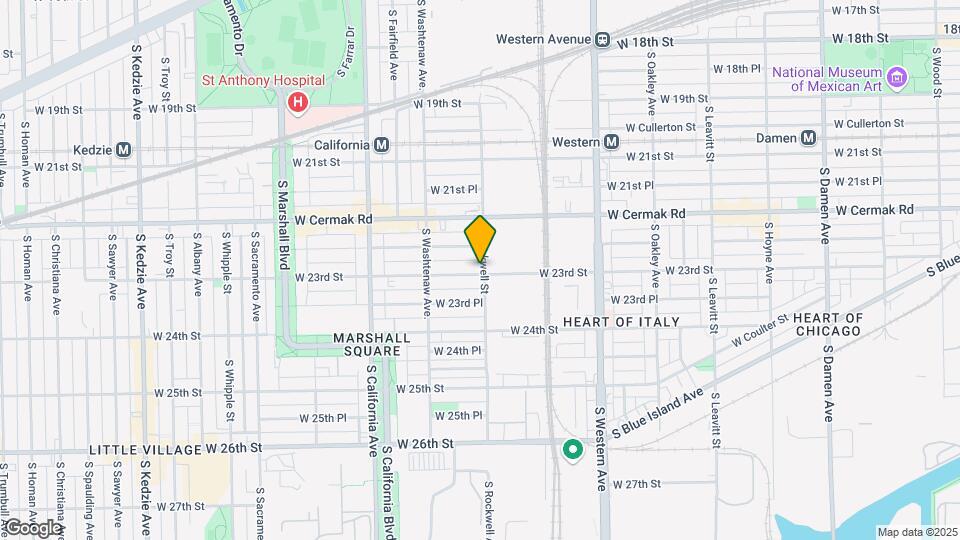 2600-2602 W 23rd St Map and Location Details
