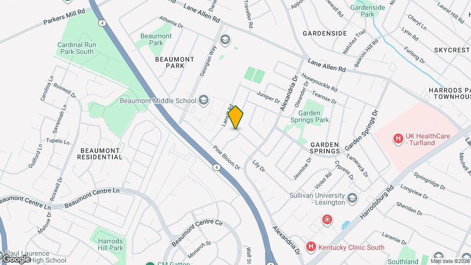 2204 Winterberry Dr, Unit Side A Map and Location Details