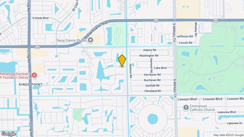 15378 Lakes of Delray Blvd, Unit TROWBRIDGE A COND Map and Location Details