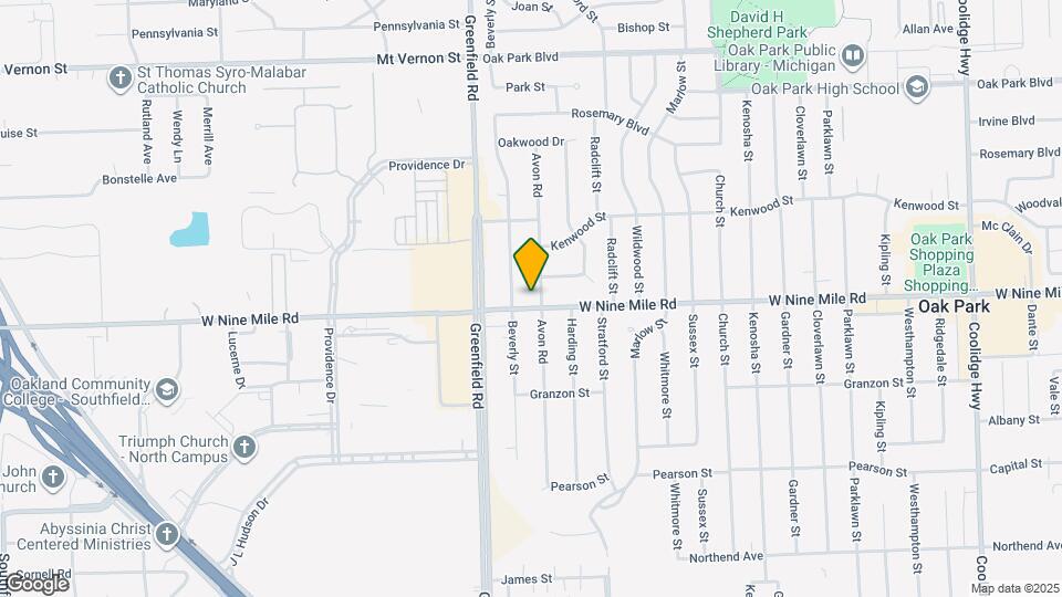 10000 W Nine Mile Rd Map and Location Details