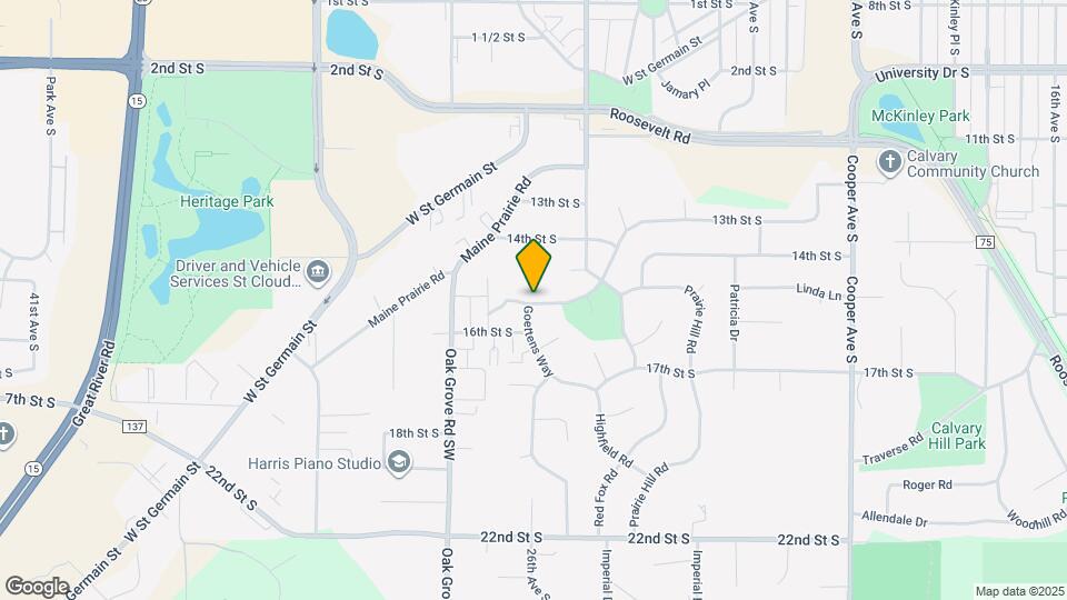 2611 Goettens Way Mapa y Detalles de la Ubicación