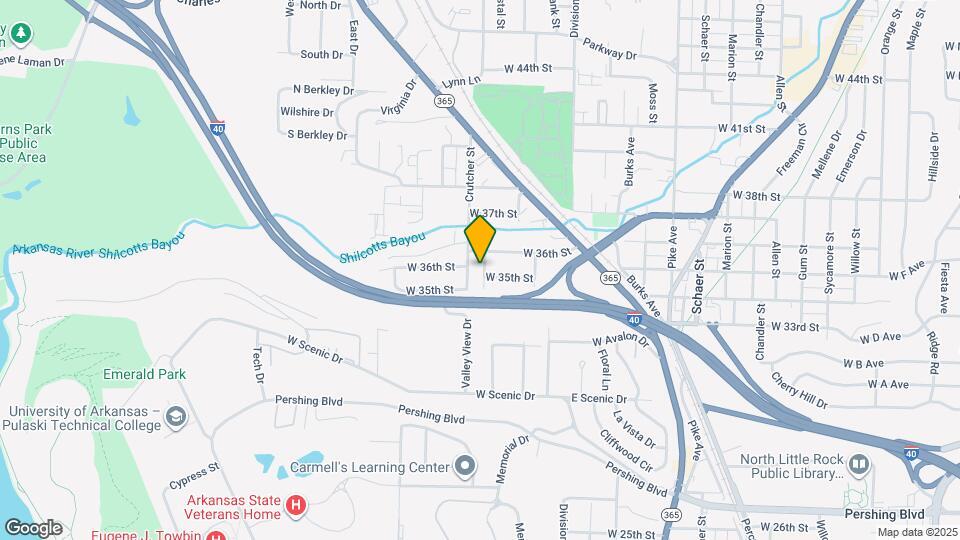 3503 Flora St Map and Location Details