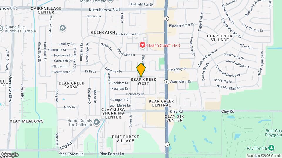 16419 Moary Firth Dr Map and Location Details